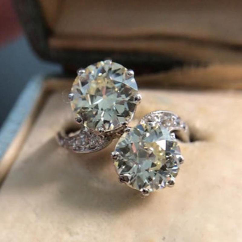 Cluster Rings S925 Silver Sterling 2 S Diamond Ring For Women Fine Anillos De Bizuteria Pure Gemstone 925 Jewelry Box
Cluster Rings S925 Silver Sterling 2 S Diamond Ring For Women Fine Anillos De Bizuteria Pure Gemstone 925 Jewelry Box