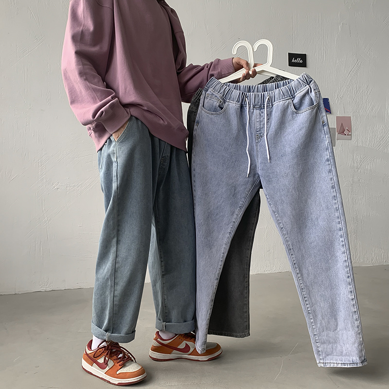 men's jeans male jeans with cordon, casual fashion, blue/black, baggy loose, hip-hop, straight, men's ebpi
men's jeans male jeans with cordon, casual fashion, blue/black, baggy loose, hip-hop, straight, men's ebpi