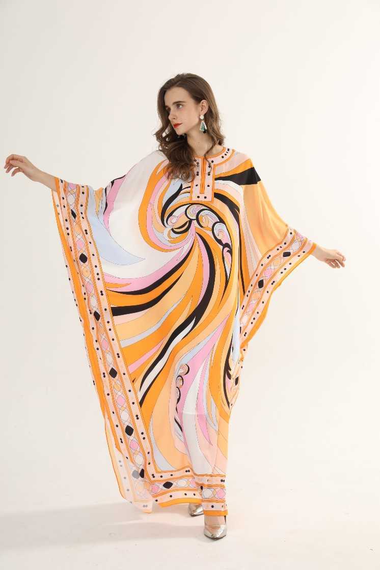 Plus Size Printed Loose Robe O-Neck Batwing Sleeve Ankle-Length Bohemian Dresses Women 210615, Photo color
Plus Size Printed Loose Robe O-Neck Batwing Sleeve Ankle-Length Bohemian Dresses Women 210615, Photo color