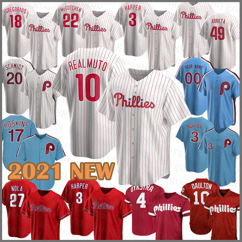 Philadelphia Mens Phillies 10 JT Realmuto Bryce Women 3 Harper Baseball Jersey 20 Mike Schmidt Custom Andrew 10 Darren Daulton 22 McCutchen, Blue;black
Philadelphia Mens Phillies 10 JT Realmuto Bryce Women 3 Harper Baseball Jersey 20 Mike Schmidt Custom Andrew 10 Darren Daulton 22 McCutchen, Blue;black