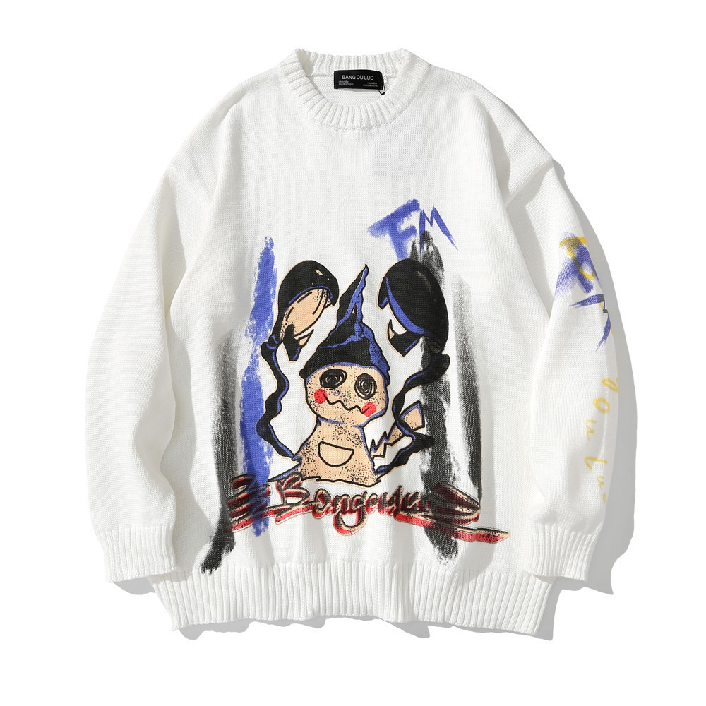 Men's Sweaters Male hip hop harajuku sweater, super big cartoon round collar, couple's clothing 2J70, 1# shoe box
Men's Sweaters Male hip hop harajuku sweater, super big cartoon round collar, couple's clothing 2J70, 1# shoe box