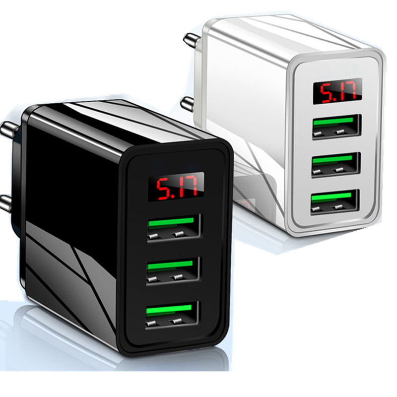 Quick Charge 3.0 USB Mobile Digital Display Wall Charger for iPhone 13 12 pro Max Xiaomi Samsung Huawei Universal Adapter 5V 3A
Quick Charge 3.0 USB Mobile Digital Display Wall Charger for iPhone 13 12 pro Max Xiaomi Samsung Huawei Universal Adapter 5V 3A
