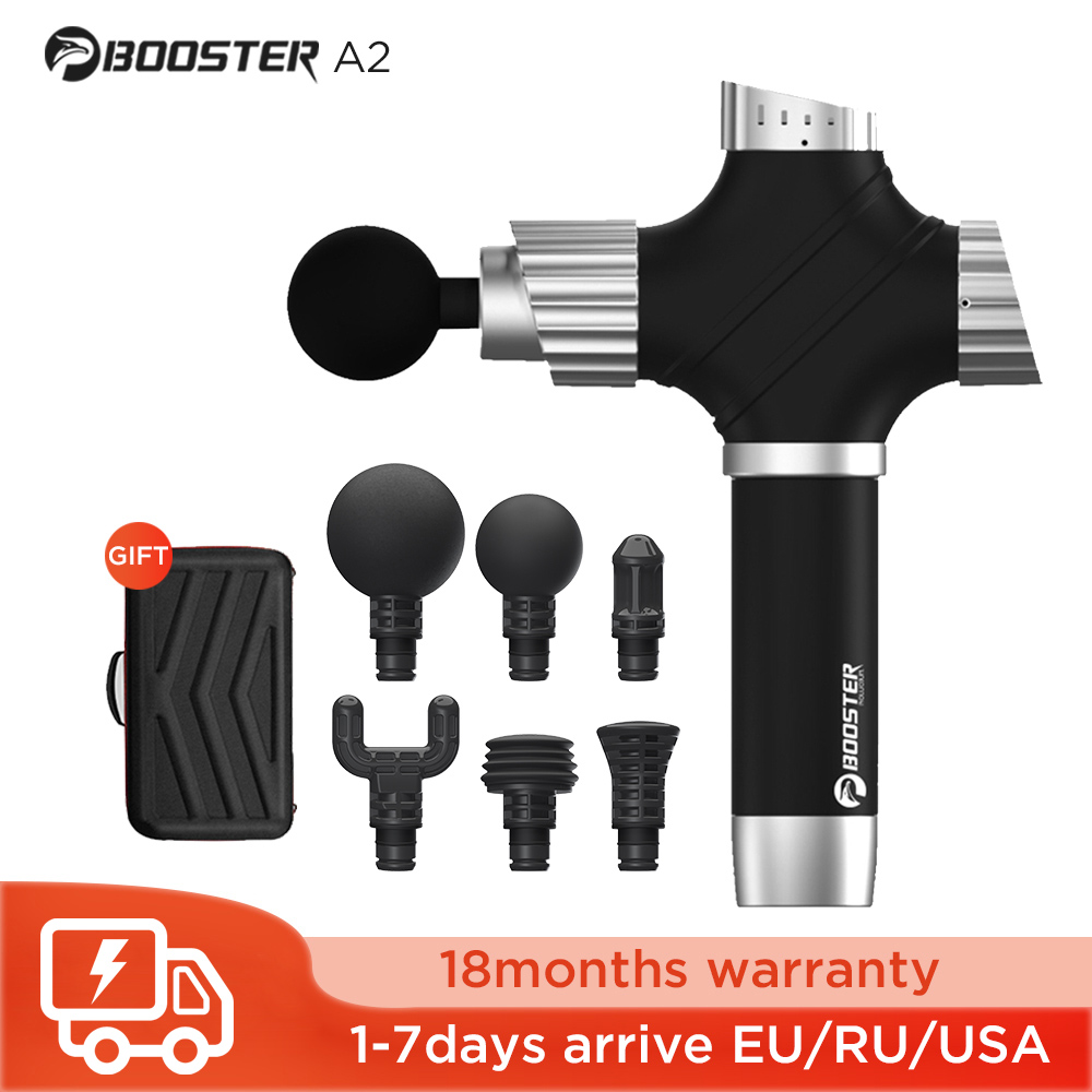 Booster A2 Muscle Massage Gun Sport Therapy Massager Stimulator Body Relaxation Pain Relief Slimming Shaping Massager
Booster A2 Muscle Massage Gun Sport Therapy Massager Stimulator Body Relaxation Pain Relief Slimming Shaping Massager