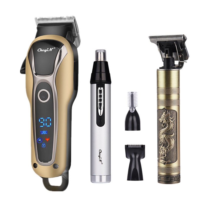 CkeyiN Hair Trimmer Rechargeable Barber T9 Baldheaded Hair Clipper Cordless Shaver Face Nose Ear Trimmers Cutting Machine 48Rabi
CkeyiN Hair Trimmer Rechargeable Barber T9 Baldheaded Hair Clipper Cordless Shaver Face Nose Ear Trimmers Cutting Machine 48Rabi