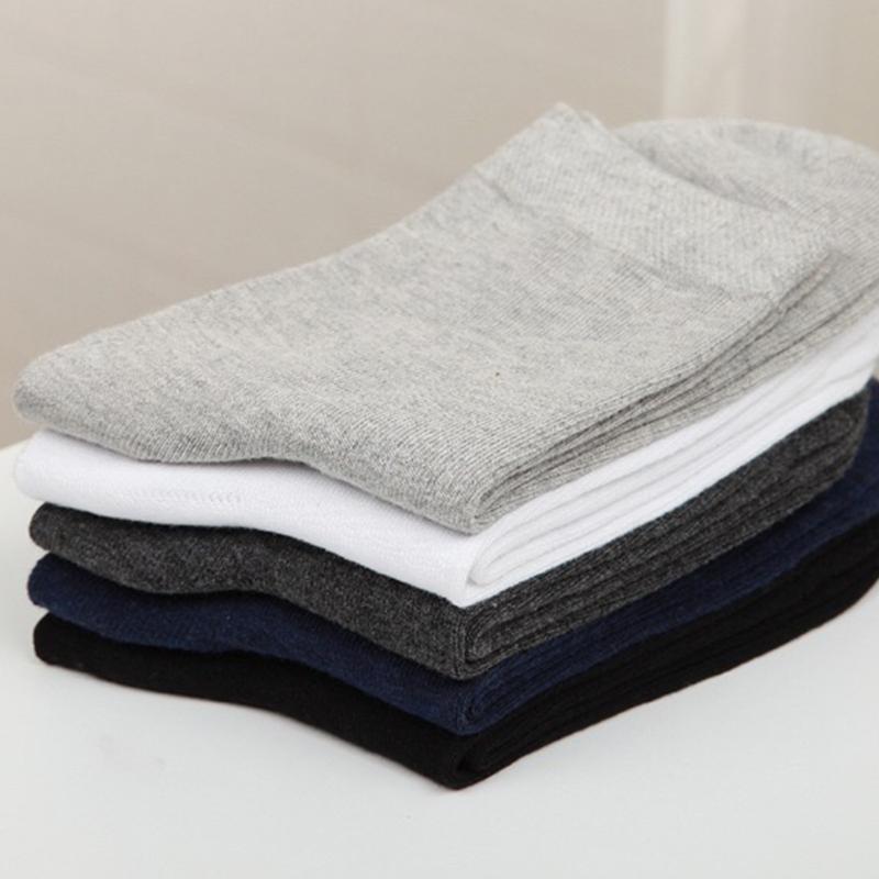 Men039s Socks 5 Pairs Dress Sock Solid Color Deodorant Business Cotton Plaid Diamond Line No Gift Box6141799