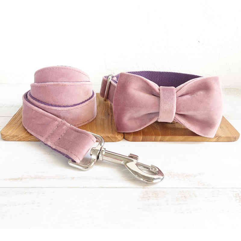 Dog Collars with Name Engraved Personalized Dog Collar and Leash Set for Small Medium Large Dogs Thick Velvet Bow Tie Pet Collar 210430
Dog Collars with Name Engraved Personalized Dog Collar and Leash Set for Small Medium Large Dogs Thick Velvet Bow Tie Pet Collar 210430