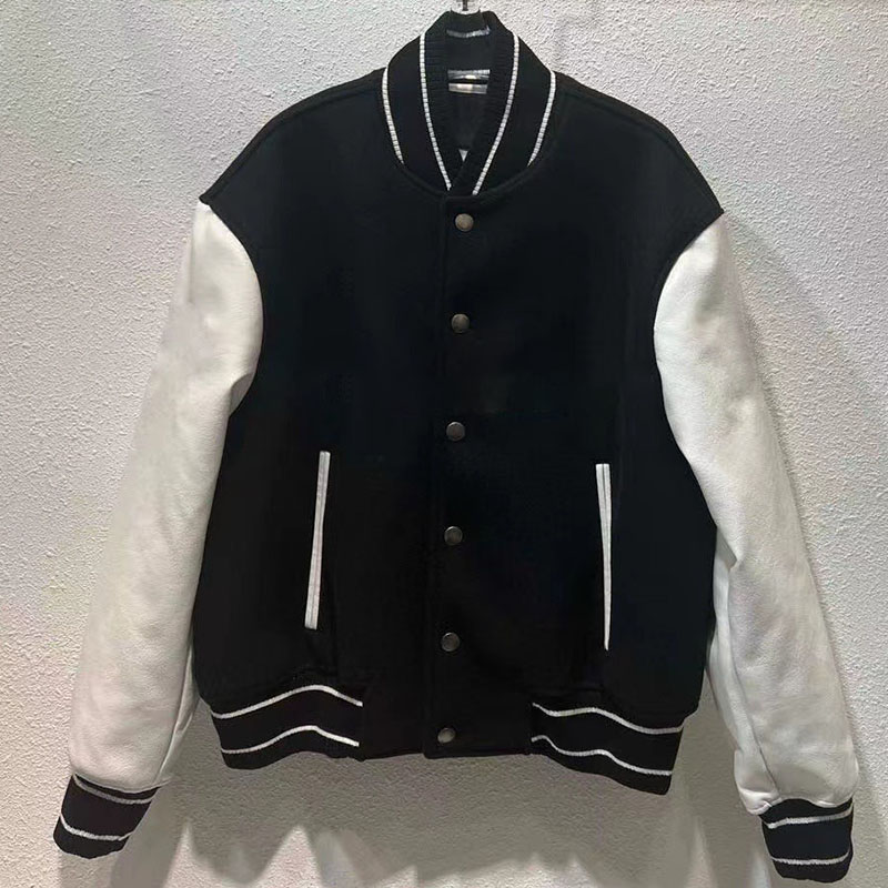 Jackets Mens Designer Jacket Coat Outerwear Fashoin Baseball Uniform Classic Letter Coats Embroidery Hip Hop Jacket Sleeve Loose Streetwear, Black2
Jackets Mens Designer Jacket Coat Outerwear Fashoin Baseball Uniform Classic Letter Coats Embroidery Hip Hop Jacket Sleeve Loose Streetwear, Black2