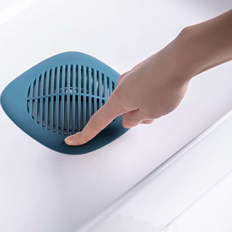1Pcs Anti Clogging Sewer Drain Gadgets Hair Catcher Bath Shower Cover 4Colors for Household Silicone Cleaning Tools