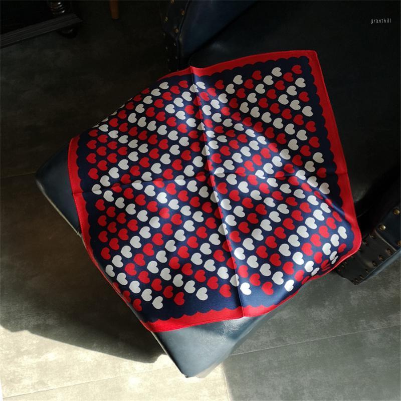 Scarves Square Scarf Women Luxury Real Silk Kerchief Lovely Heart Print Headwrap Small Size Bandeau Red Fashion Neck Wrap, Blue;gray
Scarves Square Scarf Women Luxury Real Silk Kerchief Lovely Heart Print Headwrap Small Size Bandeau Red Fashion Neck Wrap, Blue;gray