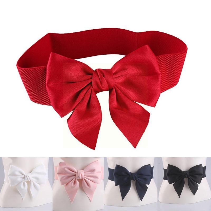 Belts Elastic Waistband For Dress Corset Women Navy Blue Red Black Wide Big Bow Simplicity Color Waist Belt D4U5, Black;brown
Belts Elastic Waistband For Dress Corset Women Navy Blue Red Black Wide Big Bow Simplicity Color Waist Belt D4U5, Black;brown