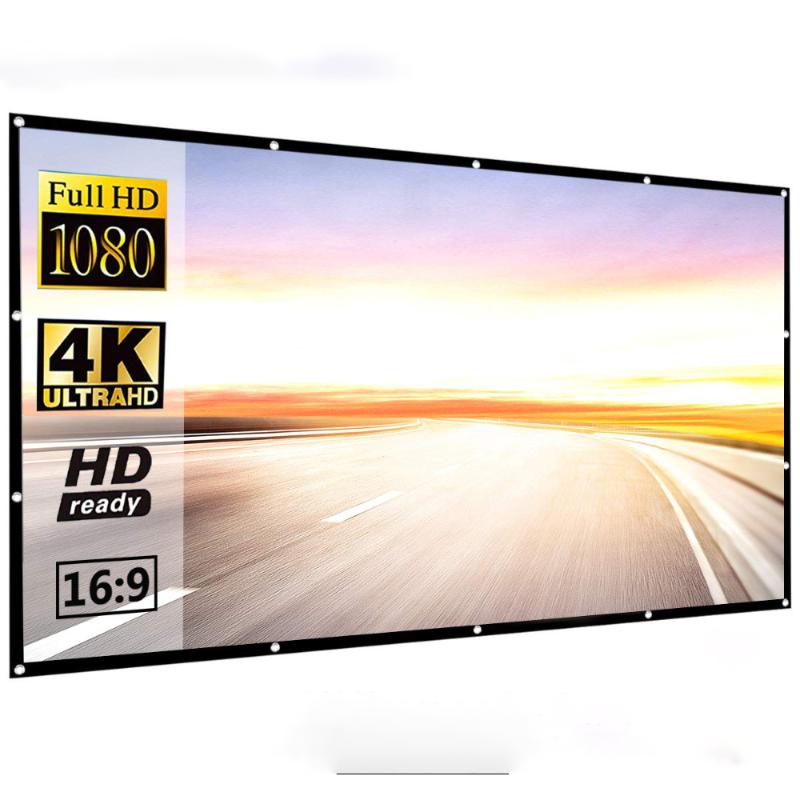 Projection Screens 2021 Portable Ultra-clear 3D HD Screen 60 72 84 100 Inch 16:9 Outdoor Movie For Travel Home Theater
Projection Screens 2021 Portable Ultra-clear 3D HD Screen 60 72 84 100 Inch 16:9 Outdoor Movie For Travel Home Theater