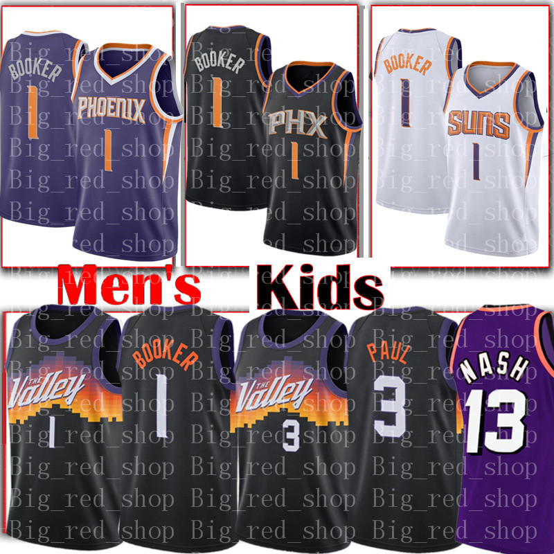 # Devin 1 Booker Chris 3 Paul Jersey Steve 13 Nash Retro Mesh Basketball Jerseys -XXL Black Purple White Men KIDS, Mens
# Devin 1 Booker Chris 3 Paul Jersey Steve 13 Nash Retro Mesh Basketball Jerseys -XXL Black Purple White Men KIDS, Mens