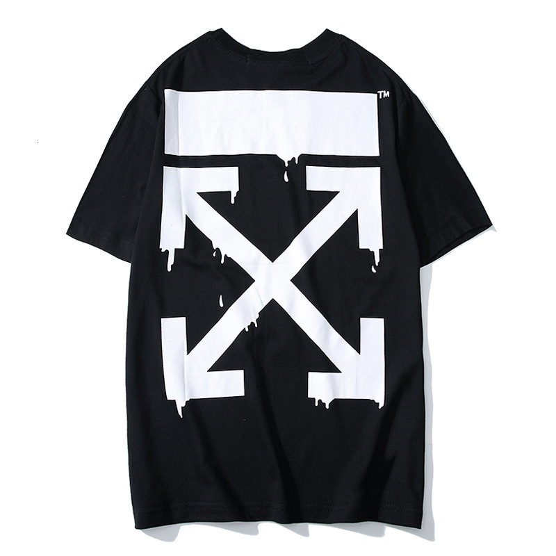 T shirts Summer Fashion Brand Off Double Arrow White Print Edison Chen Men's and Women's Versatile Short Sleeve, White;black
T shirts Summer Fashion Brand Off Double Arrow White Print Edison Chen Men's and Women's Versatile Short Sleeve, White;black