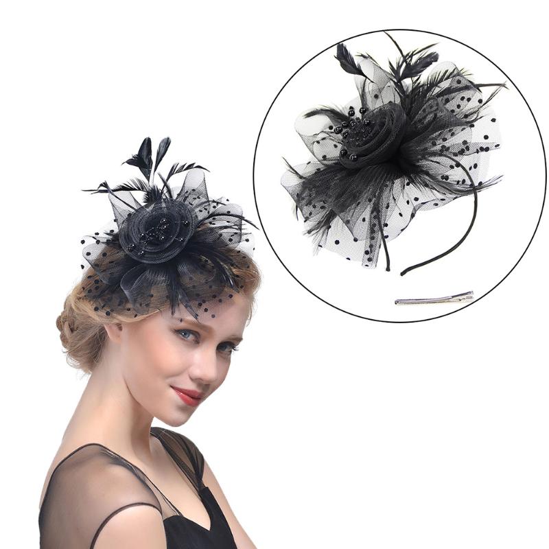 Hair Clips & Barrettes Elegant Bride Feather Fascinator Hairpins For Wedding Party Clip French Mesh Veil Hoop Ornaments Jewelry, Golden;silver
Hair Clips & Barrettes Elegant Bride Feather Fascinator Hairpins For Wedding Party Clip French Mesh Veil Hoop Ornaments Jewelry, Golden;silver