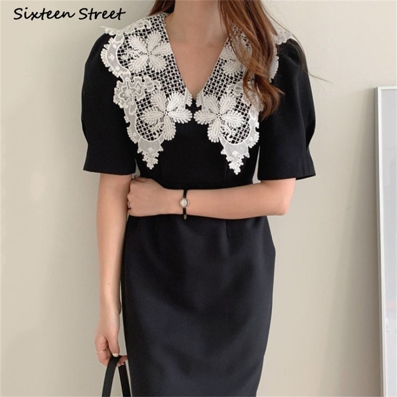 Chic V-neck Summer Dress Woman Black Puff Sleeve Slim Waist Bodycon Korean Streetwear Y2k Dresses for Clothing 210603, Clear
Chic V-neck Summer Dress Woman Black Puff Sleeve Slim Waist Bodycon Korean Streetwear Y2k Dresses for Clothing 210603, Clear