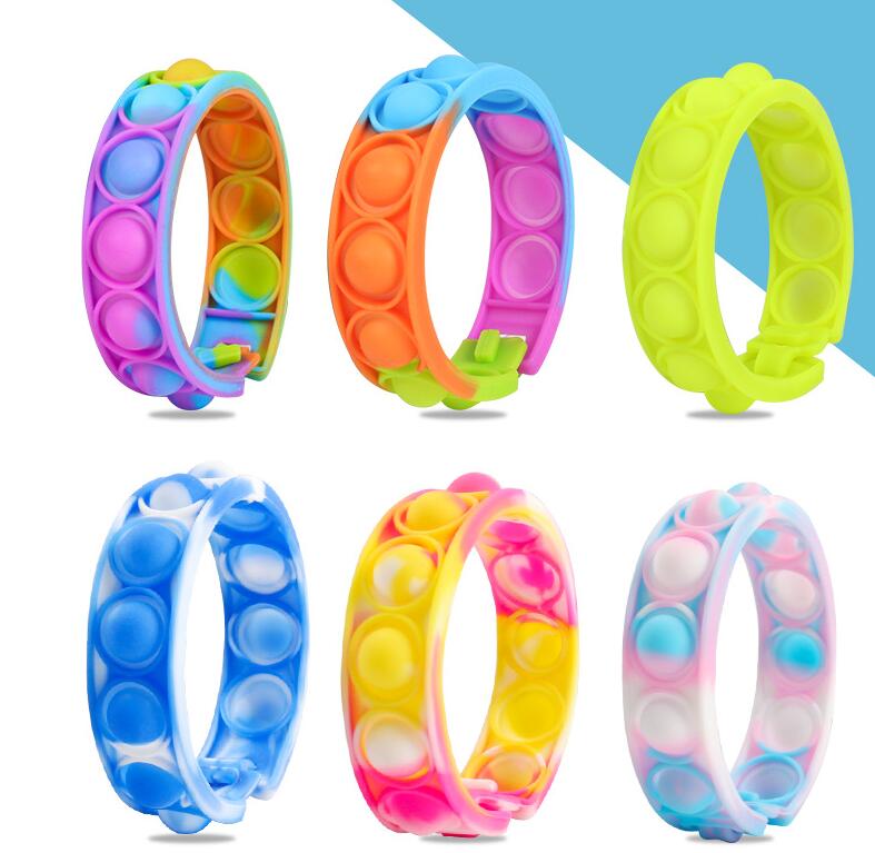 Child gift Bracelets Fidget Toys Pack for Kids favor Mini Simple Dimple Digit Push Bubble Popping Silicone Wristband Boy and Girl Sensory Decompression Toy
Child gift Bracelets Fidget Toys Pack for Kids favor Mini Simple Dimple Digit Push Bubble Popping Silicone Wristband Boy and Girl Sensory Decompression Toy