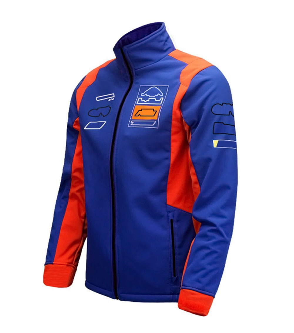 New windbreaker plus fleece motorcycle racing suit riding off-road sweater jacket