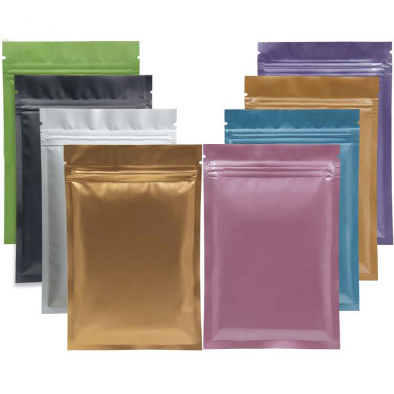 multi color Resealable Zip Mylar Bag Food Storage Aluminum Foil Bags plastic packing Smell Proof Pouches 100pcs
multi color Resealable Zip Mylar Bag Food Storage Aluminum Foil Bags plastic packing Smell Proof Pouches 100pcs