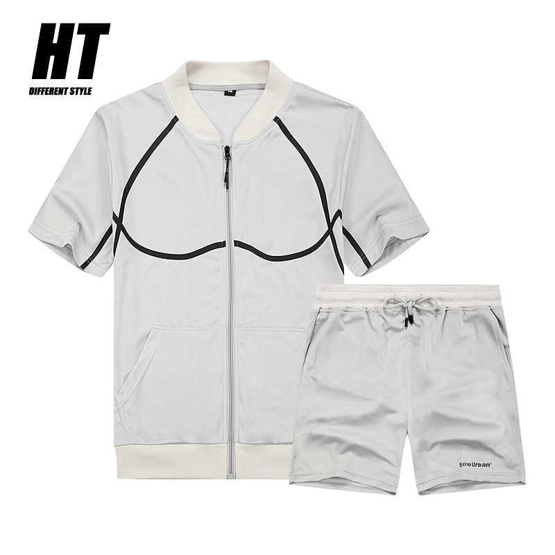 Summer Stripe Tracksuit Men 2 Pieces Casual Men's Set Zipper Short Sleeves TShirt+shorts Fashion Sportswear Fitness Sweat Suits 210603, Tz86black
Summer Stripe Tracksuit Men 2 Pieces Casual Men's Set Zipper Short Sleeves TShirt+shorts Fashion Sportswear Fitness Sweat Suits 210603, Tz86black
