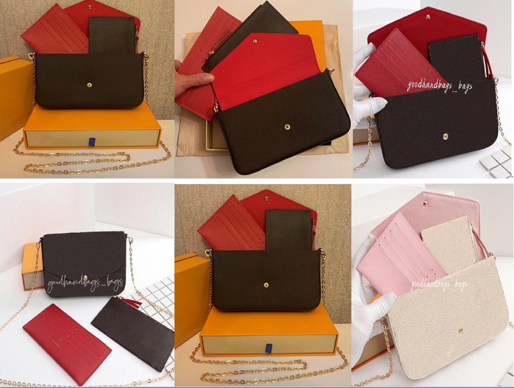 Top Quality Evening Bags Cross Body Wallet Leather Patchwork Messenger Bag Women Female Chain Strap Shoulder Bags Ladies Flap Bao With handbags Backpack Totes box no, Customize
Top Quality Evening Bags Cross Body Wallet Leather Patchwork Messenger Bag Women Female Chain Strap Shoulder Bags Ladies Flap Bao With handbags Backpack Totes box no, Customize