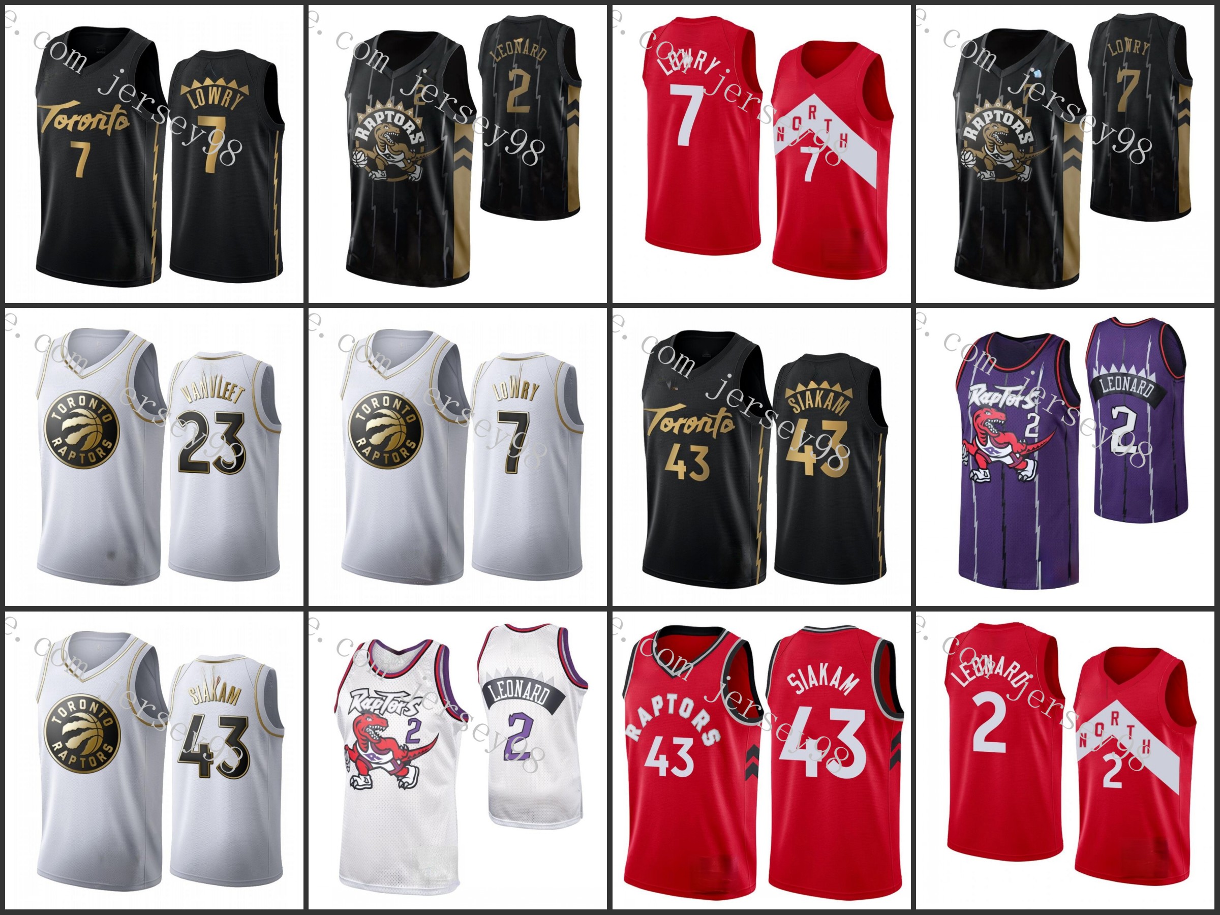 Toronto Raptors men 7 Kyle Lowry 43 Siakam Tracy 23 VanVleet 2 Leonard Basketball Jersey, Black
Toronto Raptors men 7 Kyle Lowry 43 Siakam Tracy 23 VanVleet 2 Leonard Basketball Jersey, Black