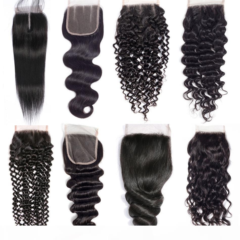 8A Virgin Human Hair Lace Closure Brazilian Peruvian Malaysian Indian Straight Body Wave Loose Deep Water Natural Wave Kinky Curly Closures, Black;brown
8A Virgin Human Hair Lace Closure Brazilian Peruvian Malaysian Indian Straight Body Wave Loose Deep Water Natural Wave Kinky Curly Closures, Black;brown