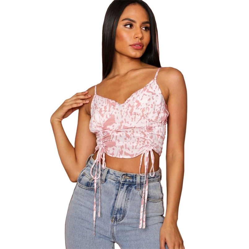 Summer Sexy Halter Camouflage Crop Top Short V-neck Tie-dye Camisole Woman Backless Sleeveless Drawstring Adjustable Cropped 210604, Yellow
Summer Sexy Halter Camouflage Crop Top Short V-neck Tie-dye Camisole Woman Backless Sleeveless Drawstring Adjustable Cropped 210604, Yellow