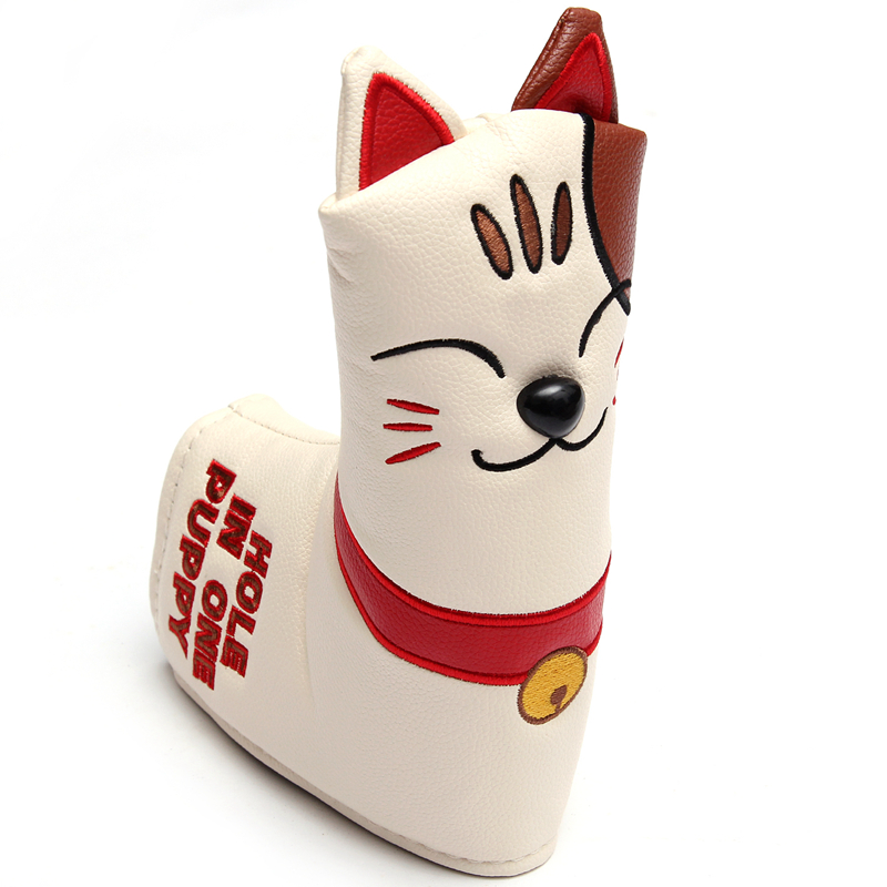 PU Leather Cute Cat Embroidery Golf Club Headcover for Blade Putter Personality Style
PU Leather Cute Cat Embroidery Golf Club Headcover for Blade Putter Personality Style