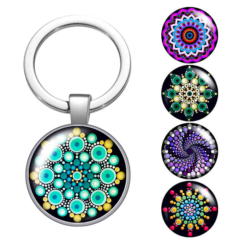 Colorful Dots Patterns Flowers Fashion Glass Cabochon Keychain Bag Car Key Rings Holder Silver Plated Key Chains Men Women Gifts
Colorful Dots Patterns Flowers Fashion Glass Cabochon Keychain Bag Car Key Rings Holder Silver Plated Key Chains Men Women Gifts