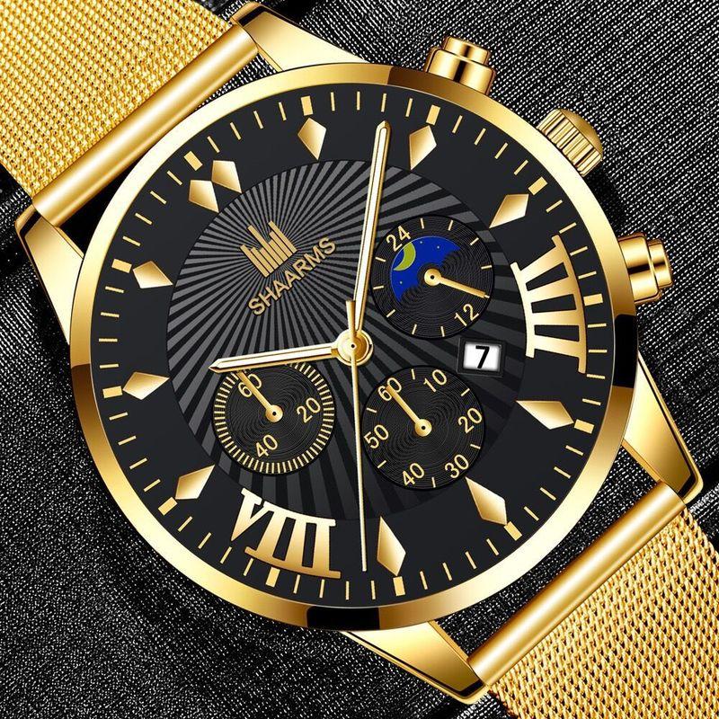 Wristwatches Men Stainless Steel Watch Date Calendar Analog Quartz Wrist Watches Luxury Business Casual For Man Clock Masculino Reloj Hombre, Silver b
Wristwatches Men Stainless Steel Watch Date Calendar Analog Quartz Wrist Watches Luxury Business Casual For Man Clock Masculino Reloj Hombre, Silver b