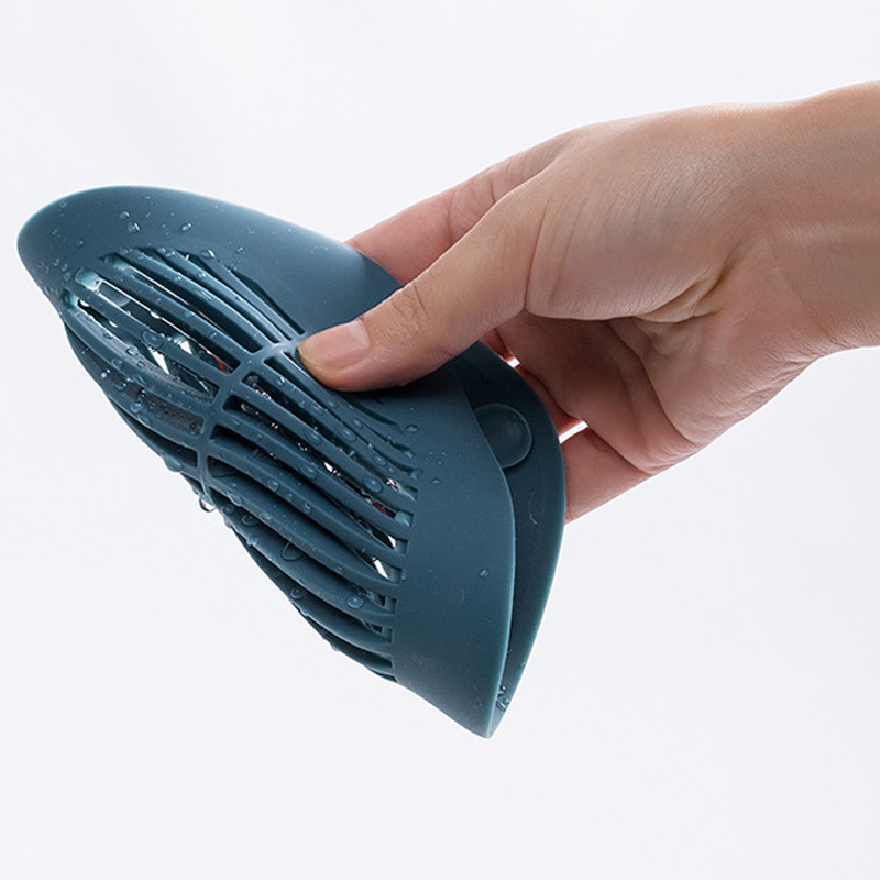 1Pcs Anti Clogging Sewer Drain Gadgets Hair Catcher Bath Shower Cover 4Colors for Household Silicone Cleaning Tools