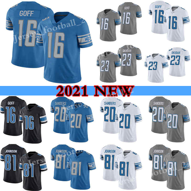 16 Jared Goff 23 Jeff Okudah football jerseys Barry Sanders DetroitÂLionsÂCalvin Johnson Limited Men's Stitched, Black;red
16 Jared Goff 23 Jeff Okudah football jerseys Barry Sanders DetroitÂLionsÂCalvin Johnson Limited Men's Stitched, Black;red