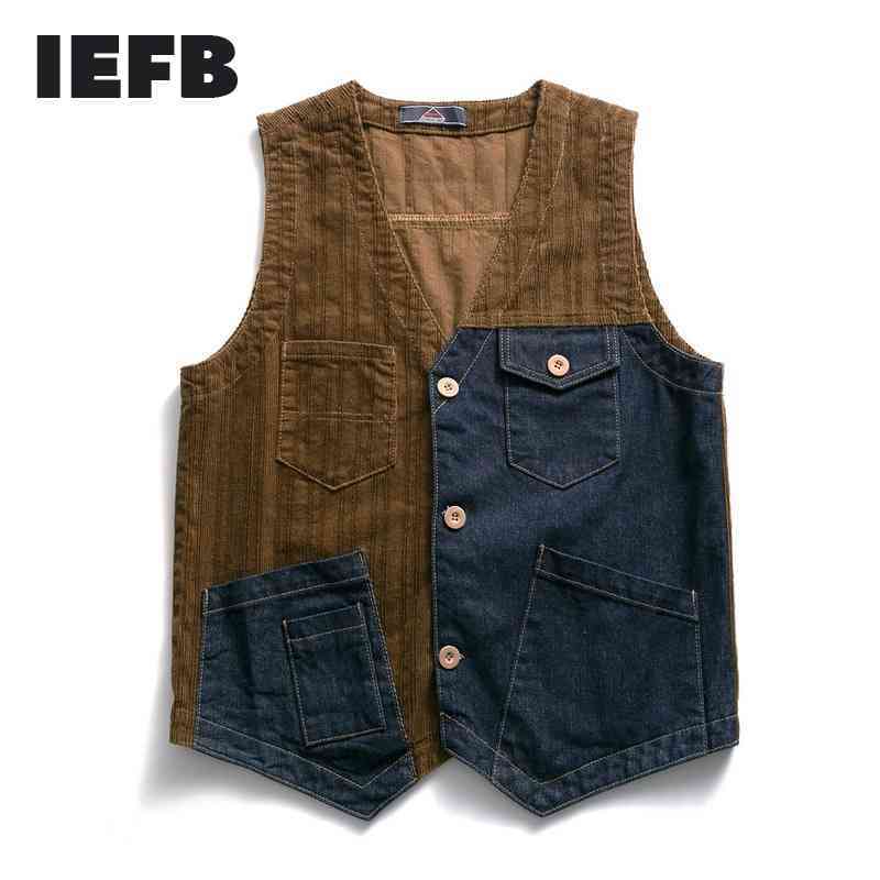 IEFB Military Function Color Block Patchwork Multi Pocket Couple's Vest Fashion Sleeveless Waiscoat Workwear Clothes Mens Y4482 210524, Dark green
IEFB Military Function Color Block Patchwork Multi Pocket Couple's Vest Fashion Sleeveless Waiscoat Workwear Clothes Mens Y4482 210524, Dark green