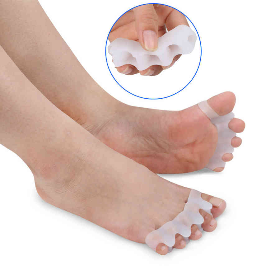 Silicone Bunion Corrector Toe Separators Straightener Silicone Foot Care Bunion Protector Foot Care Tool Pro Massager