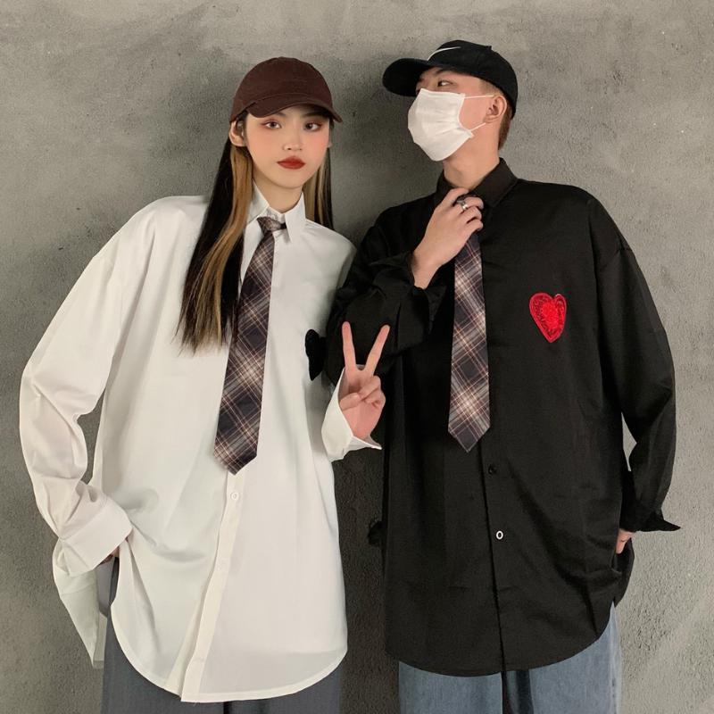Women's Blouses & Shirts Spring 2021 Korean Version Ins Harajuku Couple Love Shirt Top Loose White Coat Fashion, See chart
Women's Blouses & Shirts Spring 2021 Korean Version Ins Harajuku Couple Love Shirt Top Loose White Coat Fashion, See chart