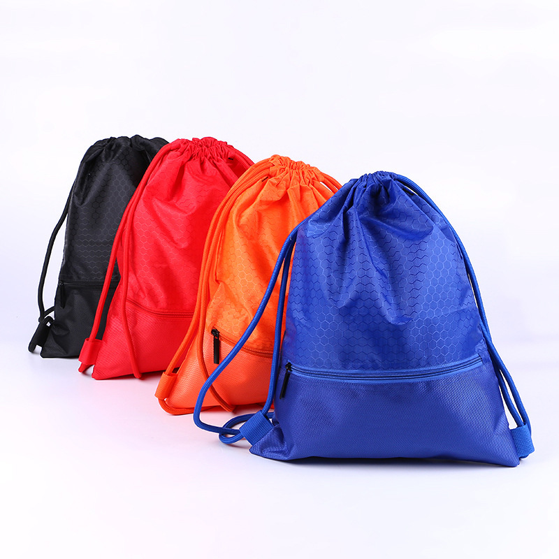oxford cloth binding training bag drawstring polyester zipper bag sports competition backpack
oxford cloth binding training bag drawstring polyester zipper bag sports competition backpack
