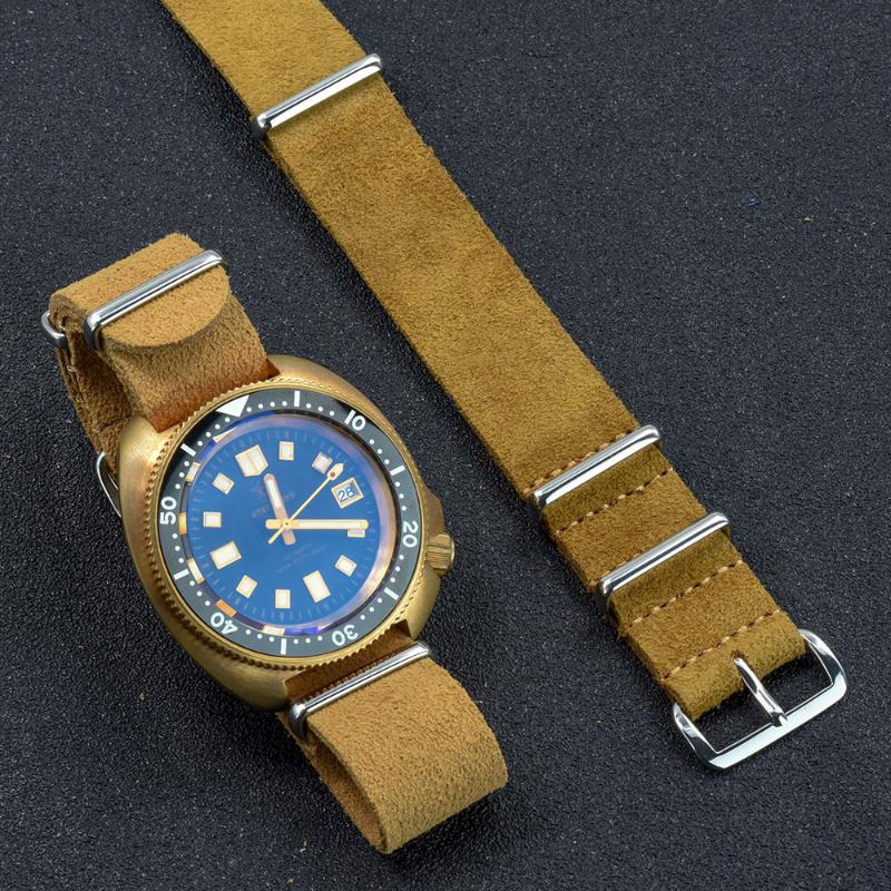 Watch Bands Soft Suede Leather Nato Strap 20mm 22mm Brown/Khaki Band Belt Wrist Quick Release Accessories
Watch Bands Soft Suede Leather Nato Strap 20mm 22mm Brown/Khaki Band Belt Wrist Quick Release Accessories