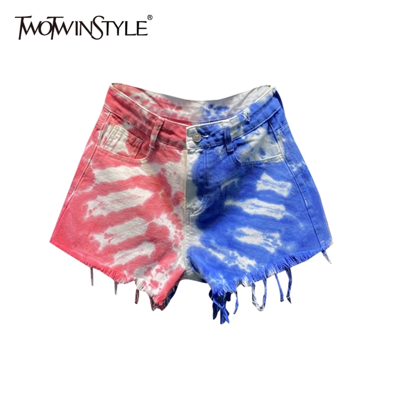 Casual Patchwork Tassel Hit Color Denim Short For Women High Waist Loose Shorts Females Summer Style 210521, Aspicture
Casual Patchwork Tassel Hit Color Denim Short For Women High Waist Loose Shorts Females Summer Style 210521, Aspicture
