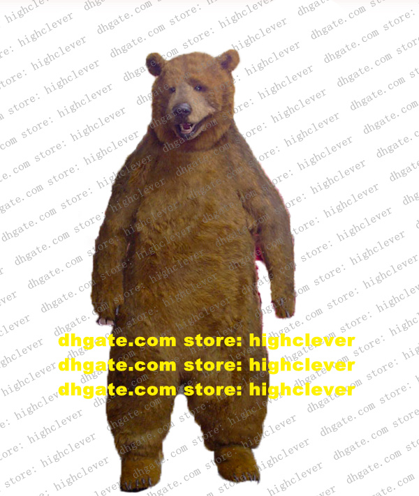 Furry Brown Grizzly Bears Polar Bear Mascot Costume Fursuit Adult Cartoon Character Trade Show Fair Sports Carnival zz7830, As in photos
Furry Brown Grizzly Bears Polar Bear Mascot Costume Fursuit Adult Cartoon Character Trade Show Fair Sports Carnival zz7830, As in photos