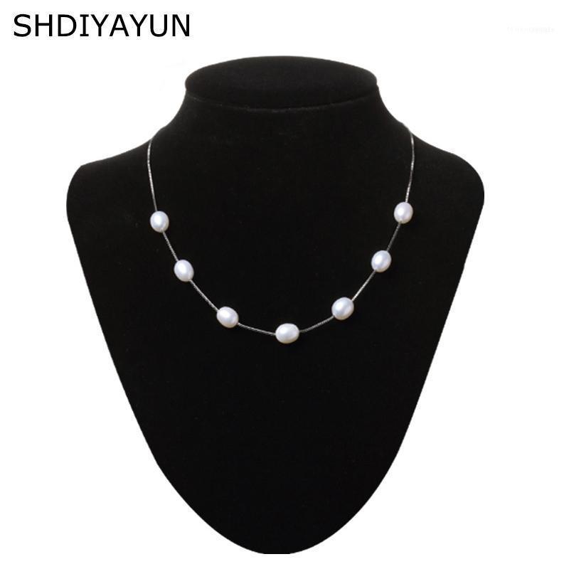 Chains SHDIYAYUN Pearl Necklace Jewelry 925 Sterling Silver For Women Natural 8-9mm Water Drop Babysbreath Gift1
Chains SHDIYAYUN Pearl Necklace Jewelry 925 Sterling Silver For Women Natural 8-9mm Water Drop Babysbreath Gift1