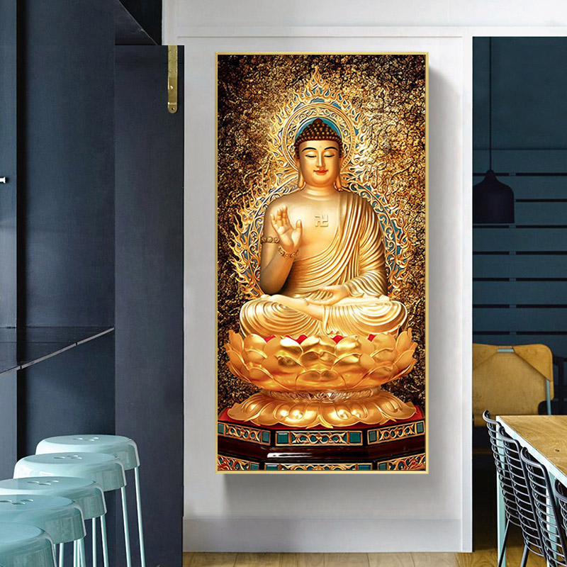 Golden Buddha Paintings Wall Art Posters and Prints Buddhism Canvas Painting Religious Pictures Living Room Home Decoration
Golden Buddha Paintings Wall Art Posters and Prints Buddhism Canvas Painting Religious Pictures Living Room Home Decoration