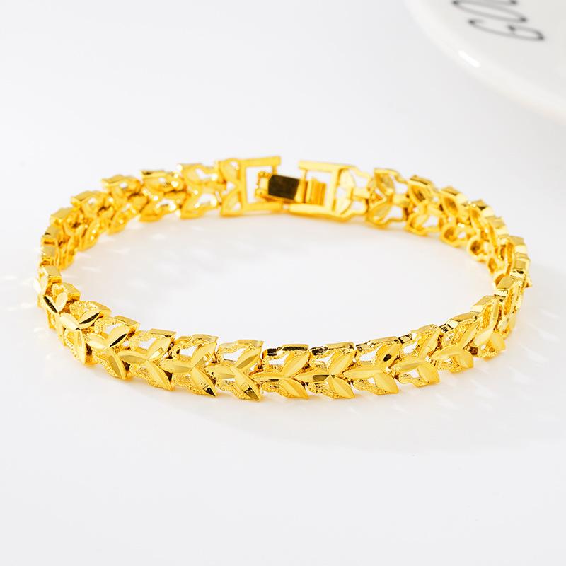 Beaded, Strands 24K Women Link Chain Bracelet Gold Color Arab Bride Ethiopian Wedding Jewelry
Beaded, Strands 24K Women Link Chain Bracelet Gold Color Arab Bride Ethiopian Wedding Jewelry