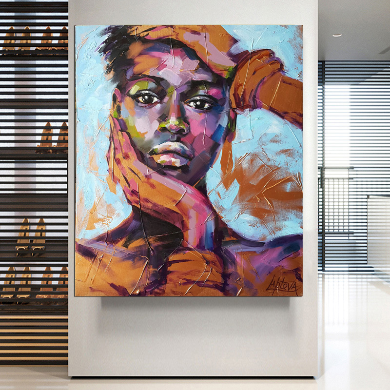 Modern Graffiti Pictures Portrait Posters Canvas Paintings Wall Art For Living Room Decoration Prints No Frame