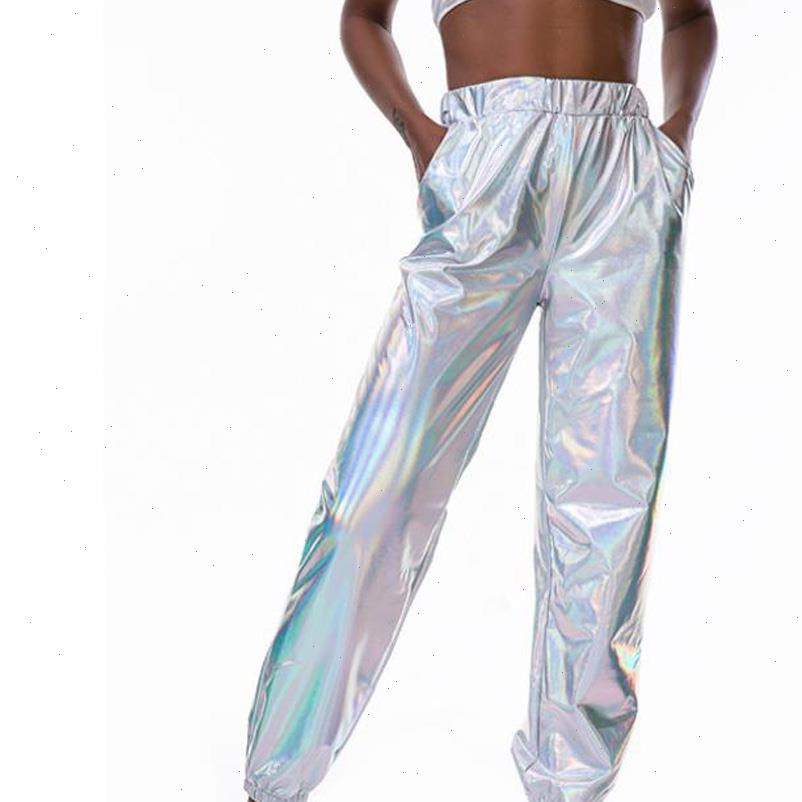 holographic metallic summer silver joggers women capri sweatpant harem wetlook rave hip hop punk long trousers, Black;white
holographic metallic summer silver joggers women capri sweatpant harem wetlook rave hip hop punk long trousers, Black;white