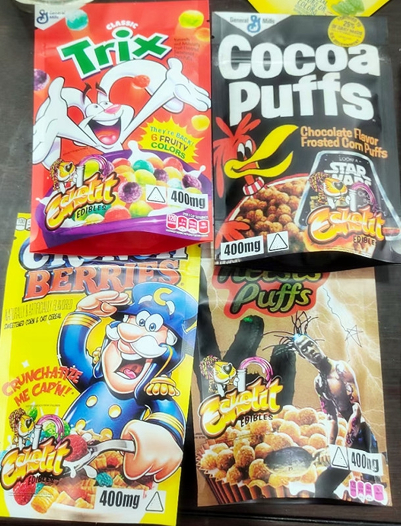 Stock sale Edible Gummies Bag Trips Ahoy warheads errlli Trolli Trrlli Jolly Rancher airheads Cannaburst cookies Toasted Rice Cereal mylar b
Stock sale Edible Gummies Bag Trips Ahoy warheads errlli Trolli Trrlli Jolly Rancher airheads Cannaburst cookies Toasted Rice Cereal mylar b
