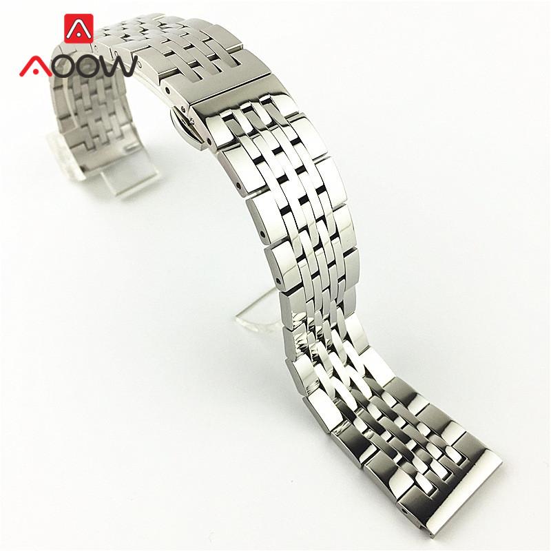 Watch Bands 17 18 19 20mm 21mm 22mm Solid Stainless Steel Strap Butterfly Buckle Polished Men Women Metal Replacement Band Accessories
Watch Bands 17 18 19 20mm 21mm 22mm Solid Stainless Steel Strap Butterfly Buckle Polished Men Women Metal Replacement Band Accessories