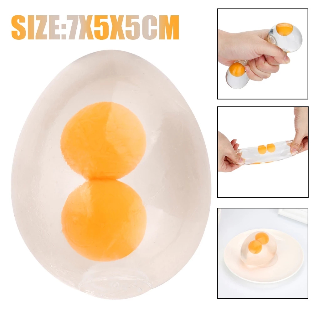 DHL Funky Egg Splat Ball Squishy Relief Stress Stuffed Toys Eggs Yolk Balls Anti-stress Toy
DHL Funky Egg Splat Ball Squishy Relief Stress Stuffed Toys Eggs Yolk Balls Anti-stress Toy