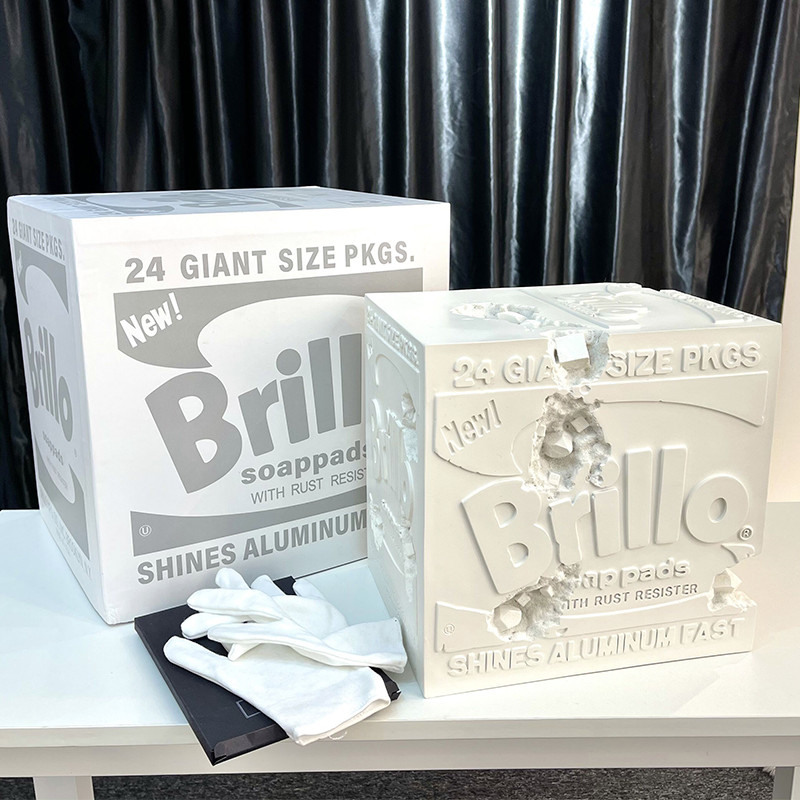 Best-selling Daniel Arsham Brillo Resin Box 22.5cm*28cm*28.5cm Originalfake Holiday Companion Gallery Original Fake Tabletop Arts model deco
Best-selling Daniel Arsham Brillo Resin Box 22.5cm*28cm*28.5cm Originalfake Holiday Companion Gallery Original Fake Tabletop Arts model deco