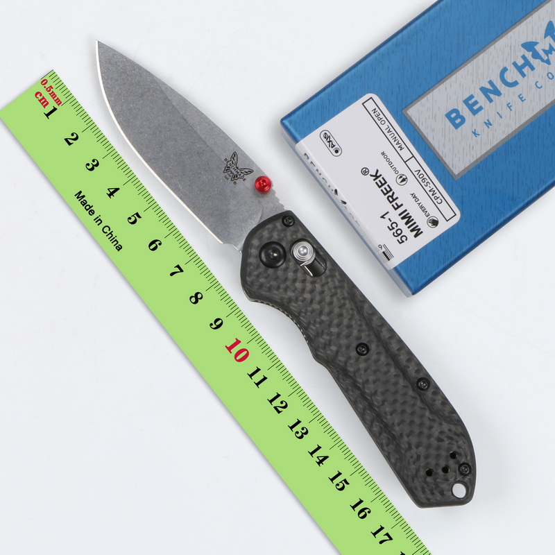 Benchmade BM 565 AXIS Mini Freek Folding Knife 3" S90V Blade, Carbon Fiber Handles, Outdoor Camping Hunting Pocket EDC 535 940 BM940 940-1 550 555 Utility KNIVES
Benchmade BM 565 AXIS Mini Freek Folding Knife 3" S90V Blade, Carbon Fiber Handles, Outdoor Camping Hunting Pocket EDC 535 940 BM940 940-1 550 555 Utility KNIVES