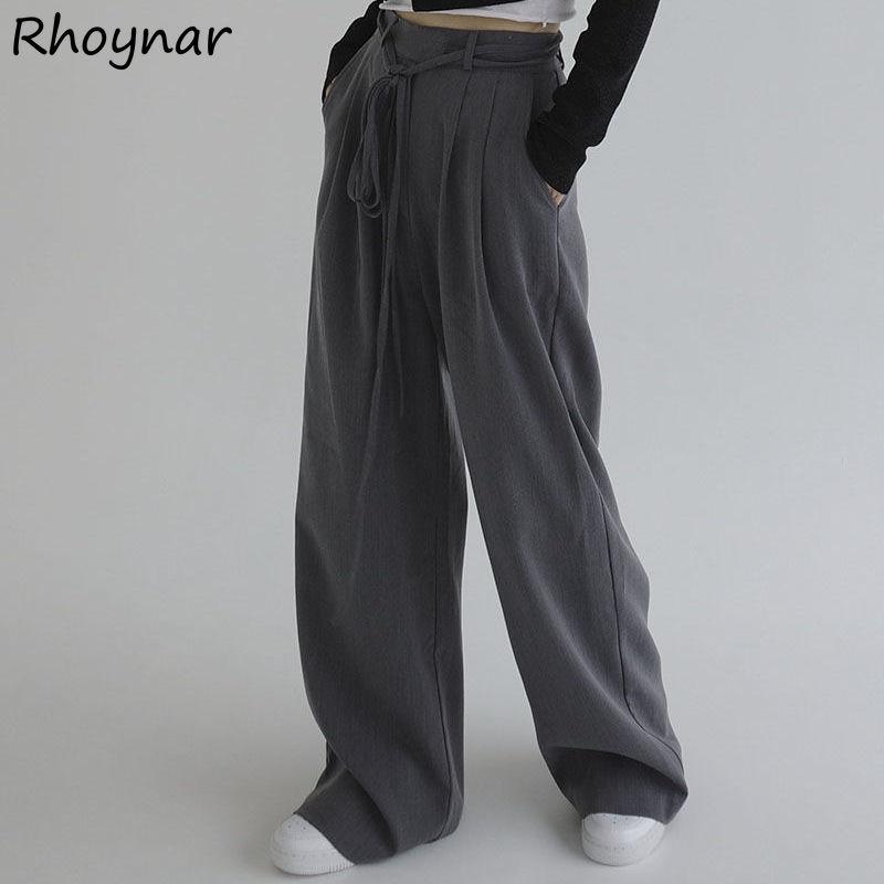 Women' Pants & Capris Women Wide Leg Trousers Office Solid Casual Loose Pockets Korean Style All-match High Waist Fashion Mujer Ins, Black
Women' Pants & Capris Women Wide Leg Trousers Office Solid Casual Loose Pockets Korean Style All-match High Waist Fashion Mujer Ins, Black